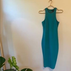 H&M LINEN body con dress